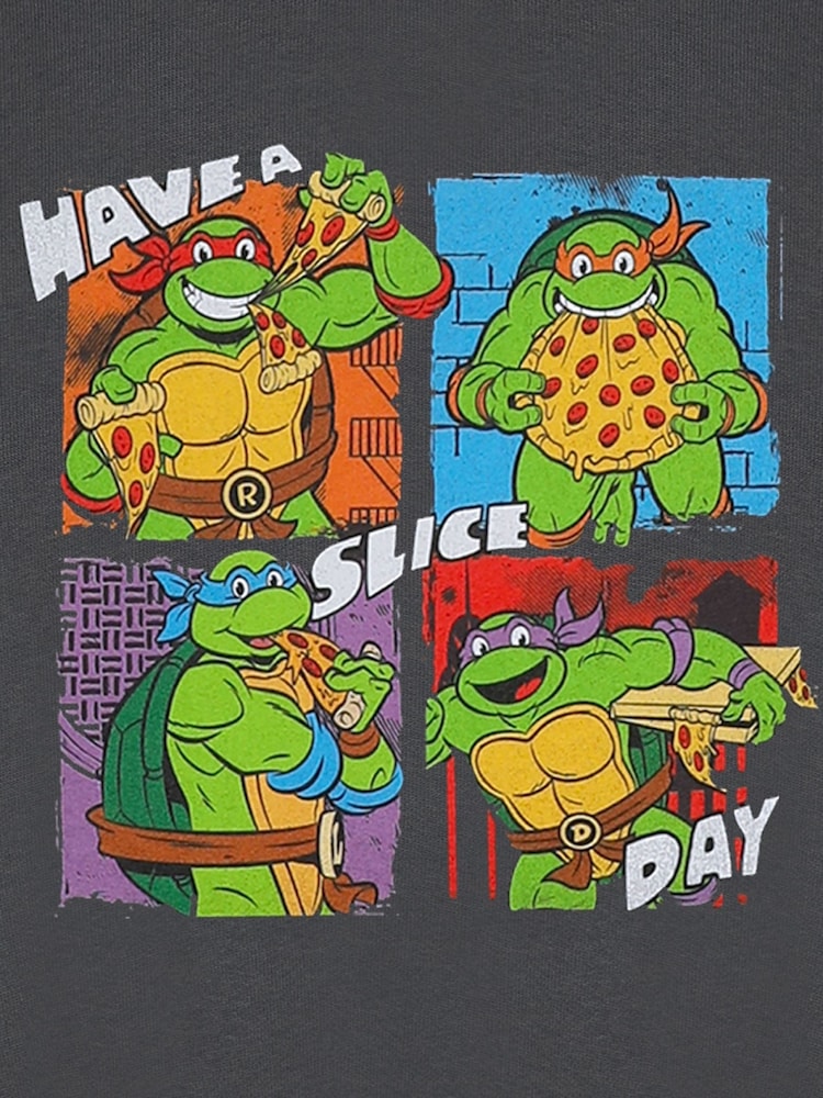 Vanilla Underground Grey Boys Teenage Mutant Ninja Turtles Licensed 100% Cotton Sweatshirt - Image 6 of 6