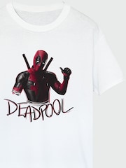 Brands In White Mens Deadpool and Wolverine All About Me 100% Cotton T-Shirt - Image 2 of 3