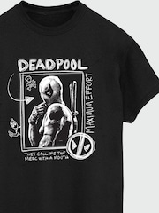 Brands In Black Mens Deadpool and Wolverine Maximum Effort 100% Cotton T-Shirt - Image 3 of 3