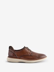 Clarks Brown Brantin Plain Shoes - Image 1 of 1