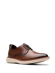 Clarks Brown Brantin Plain Shoes - Image 2 of 4
