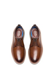 Clarks Brown Brantin Plain Shoes - Image 3 of 4