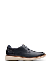 Clarks Blue Brantin Plain Shoes - Image 1 of 4