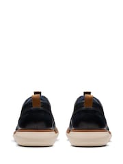 Clarks Blue Brantin Plain Shoes - Image 5 of 7