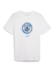 Puma White Manchester City FtblCulture T-Shirt - Image 2 of 3