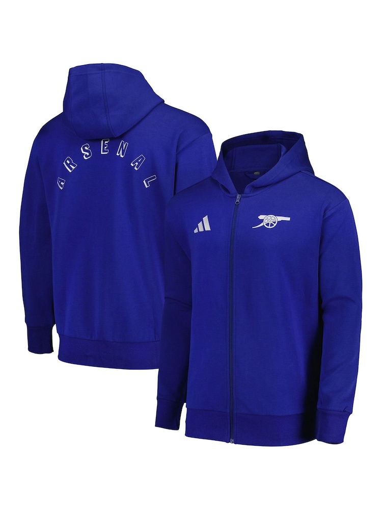 adidas Blue Arsenal Anthem Jacket - Image 1 of 3