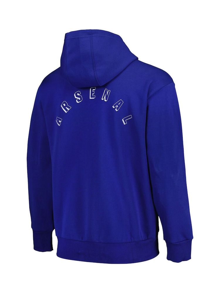 adidas Blue Arsenal Anthem Jacket - Image 3 of 3