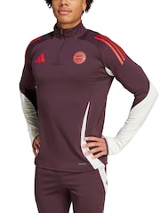 adidas Red FC Bayern Training Top Coat Jacket - Image 1 of 2