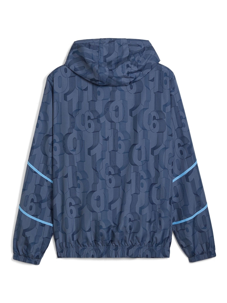 Puma Blue Manchester City Pre Match Jacket - Image 2 of 3