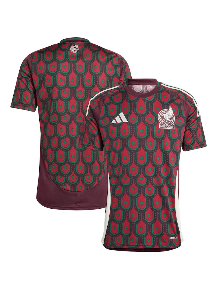 adidas Red 2024 Mexico Home Shirt - Image 1 of 3