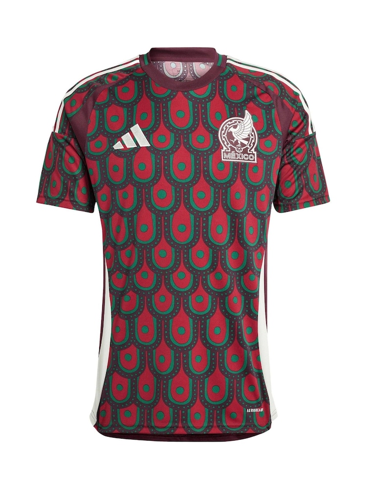 adidas Red 2024 Mexico Home Shirt - Image 3 of 3