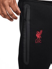 Nike Black Liverpool Tech Fleece Joggers - Image 3 of 3
