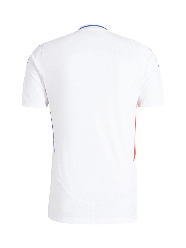 adidas White 2024-25 Olympique Lyon Home Shirt - Image 2 of 3