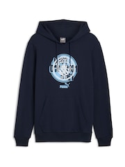 Puma Blue Manchester City FtblCulture Hoodie - Image 3 of 3