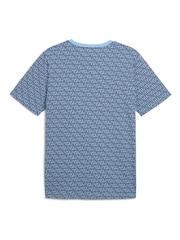 Puma Blue Manchester City FtblCulture AOP T-Shirt - Image 2 of 3