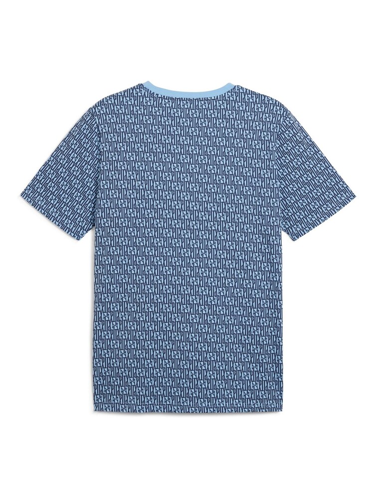 Puma Blue Manchester City FtblCulture AOP T-Shirt - Image 2 of 3