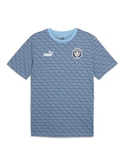 Puma Blue Manchester City FtblCulture AOP T-Shirt - Image 3 of 3