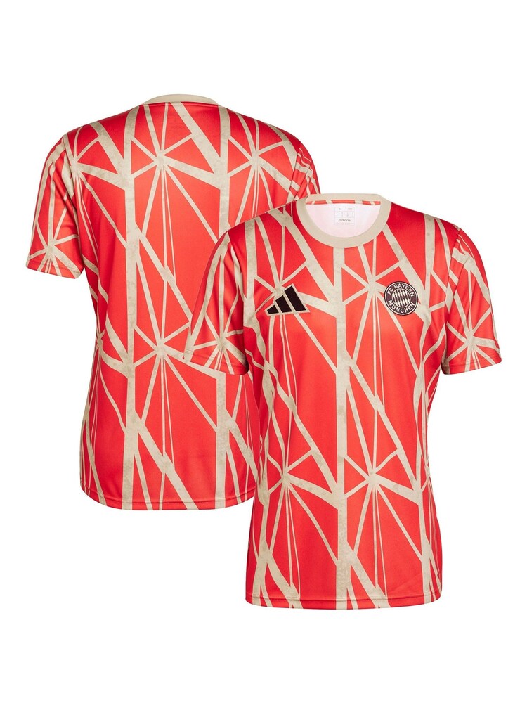 adidas Red FC Bayern Pre Match T-Shirt - Image 1 of 3