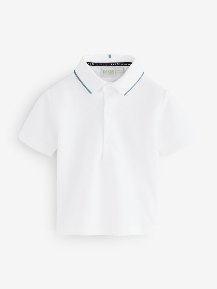 أزرق - طقم مكوَّن من قميص بولو ودنغري من Baker by Ted Baker - صورة 2 من 5