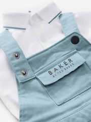 أزرق - طقم مكوَّن من قميص بولو ودنغري من Baker by Ted Baker - صورة 4 من 5