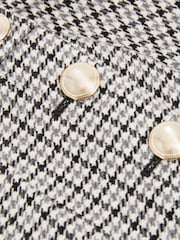 Reiss Black Charlie 9-13 yrs Checked Suit Shorts - Image 4 of 4
