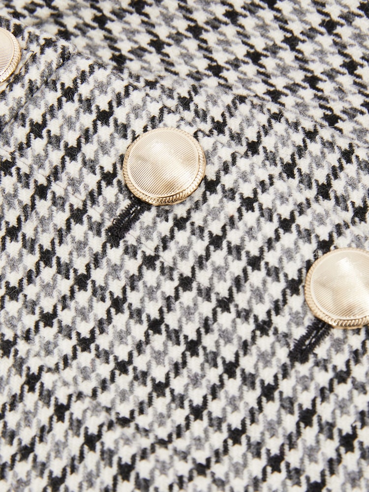 Reiss Black Charlie 9-13 yrs Checked Suit Shorts - Image 4 of 4