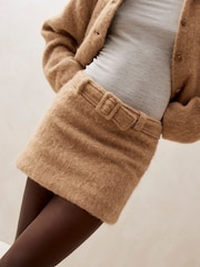 Alohas Brown Teddy 100% Cotton Skirt - Image 5 of 6