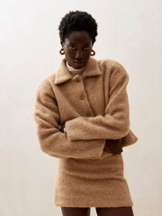 Alohas Brown Giorgia 100% Cotton Jacket - Image 3 of 7