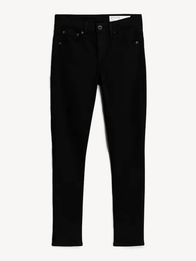 Rag & Bone Black Cate Mid Rise Ankle Skinny Jeans - Image 5 of 5