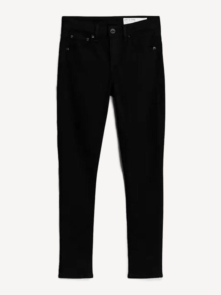 Rag & Bone Black Cate Mid Rise Ankle Skinny Jeans - Image 5 of 5 Rag & Bone Black Cate Mid Rise Ankle Skinny Jeans - Image 5 of 5