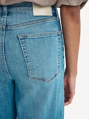 Rag & Bone Blue Sofie Ankle Stretch Wide Leg Jeans - Image 6 of 6