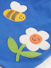 Frugi Blue All Over Print Flower Outfit Dress - Image 5 of 5