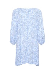 Kaffe Blue Amber 3/4 Sleeve Round Neck Tunic - Image 6 of 6