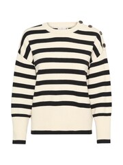 Kaffe Casual Fit  Marie Round Neck Pullover Black Jumper - Image 6 of 7