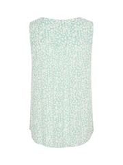 Kaffe Amber V-Neck Printed Sleeveless Top - Image 7 of 7
