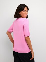 Kaffe Lise V-Neck Short Sleeve T-Shirt - Image 2 of 6