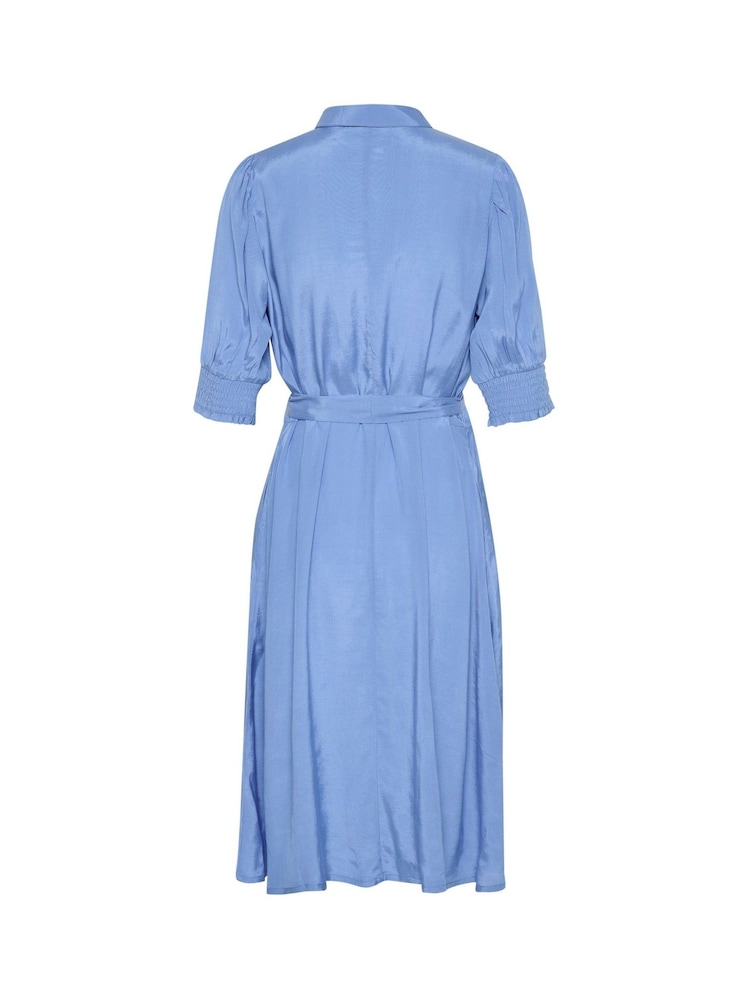 Kaffe Emine Half Sleeve Pocket Shirt Dress - Image 5 of 5