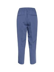 Kaffe Kasakura HW Cropped Relaxed Fit High Waist Length Regular Leg Trousers - Image 5 of 5
