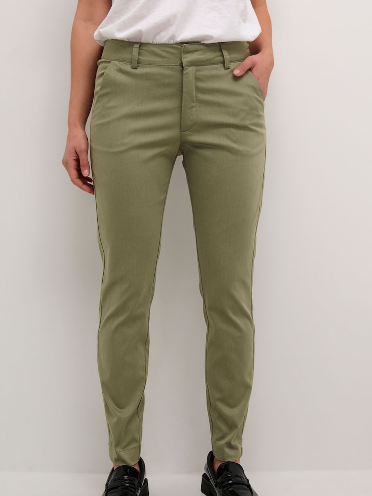 Kaffe Lea Slim Fit Chino Trousers - Image 1 of 6