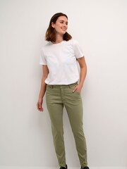 Kaffe Lea Slim Fit Chino Trousers - Image 3 of 6