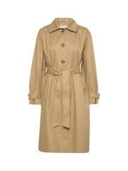 Kaffe KAelise Knee Length Buttons Trench Coat - Image 5 of 6