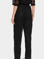 Saint Tropez Filipa High-Waisted Lace Black Trousers - Image 2 of 4