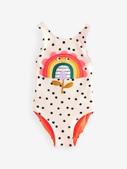 Ecru Spot Rainbow Swimsuit (3mths-7yrs) - Image 5 of 8