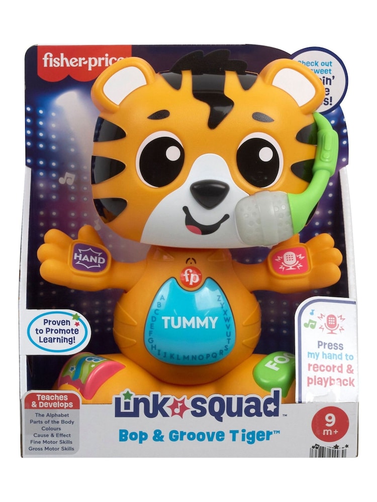 Fisher Price Link Squad Bop And Learn Tiger - Image 1 of 6