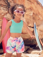 Rainbow Heart Printed Beach Shorts (3-16yrs) - Image 1 of 8