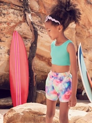 Rainbow Heart Printed Beach Shorts (3-16yrs) - Image 4 of 8