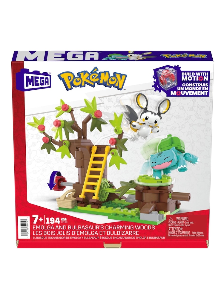 Pokémon Emolga and Bulbasaurs Charming Woods Building Set - Image 1 of 5