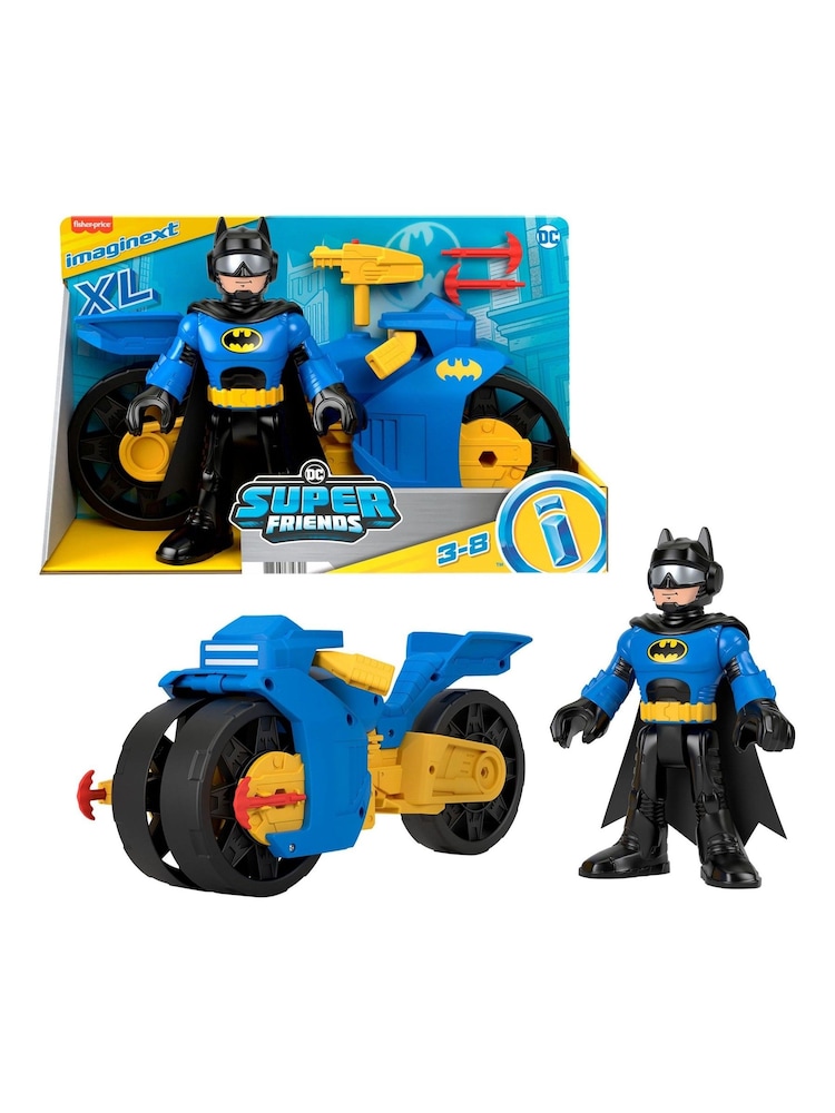 Imaginext DC Super Friends Batcycle XL & Batman - Image 6 of 6 Imaginext DC Super Friends Batcycle XL & Batman - Image 6 of 6