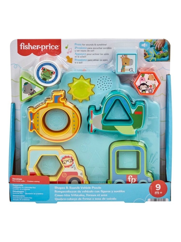 Fisher Price Shapes And Sounds Vehicle Puzzle - Image 1 of 6