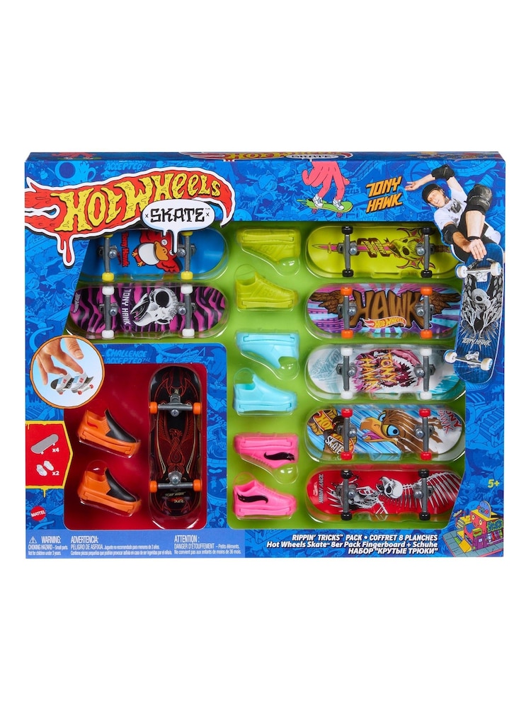 Hot Wheels Skate Rippin Tricks Pack 8 Pack - Image 1 of 6